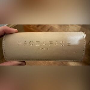 Face A Face Paris Women's Tan Glasses Case